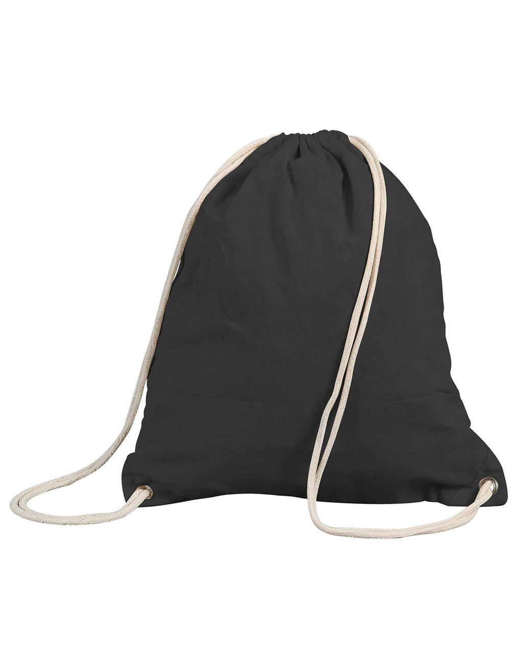 Stafford Cotton Drawstring Tote - Vue 2