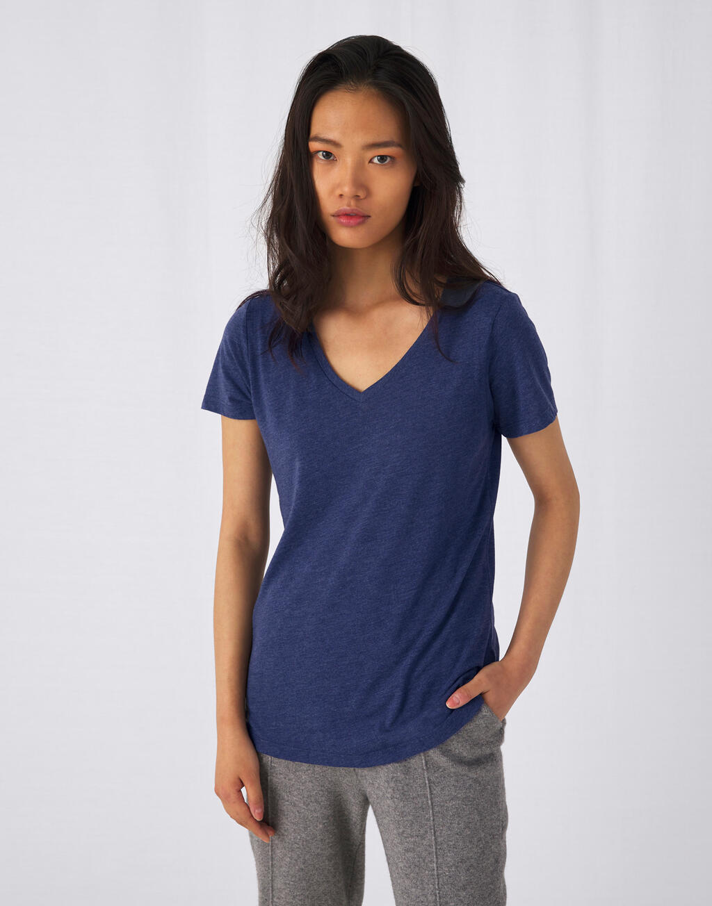 V Triblend/women T-Shirt - Vue 2