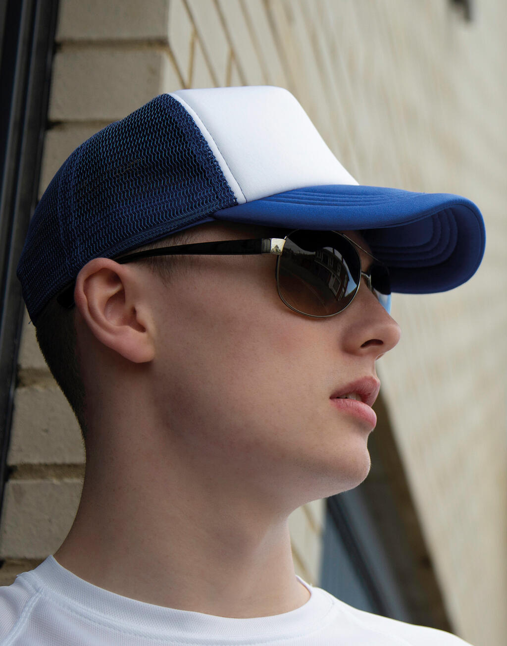 Detroit ½ Mesh Truckers Cap - Vue 2