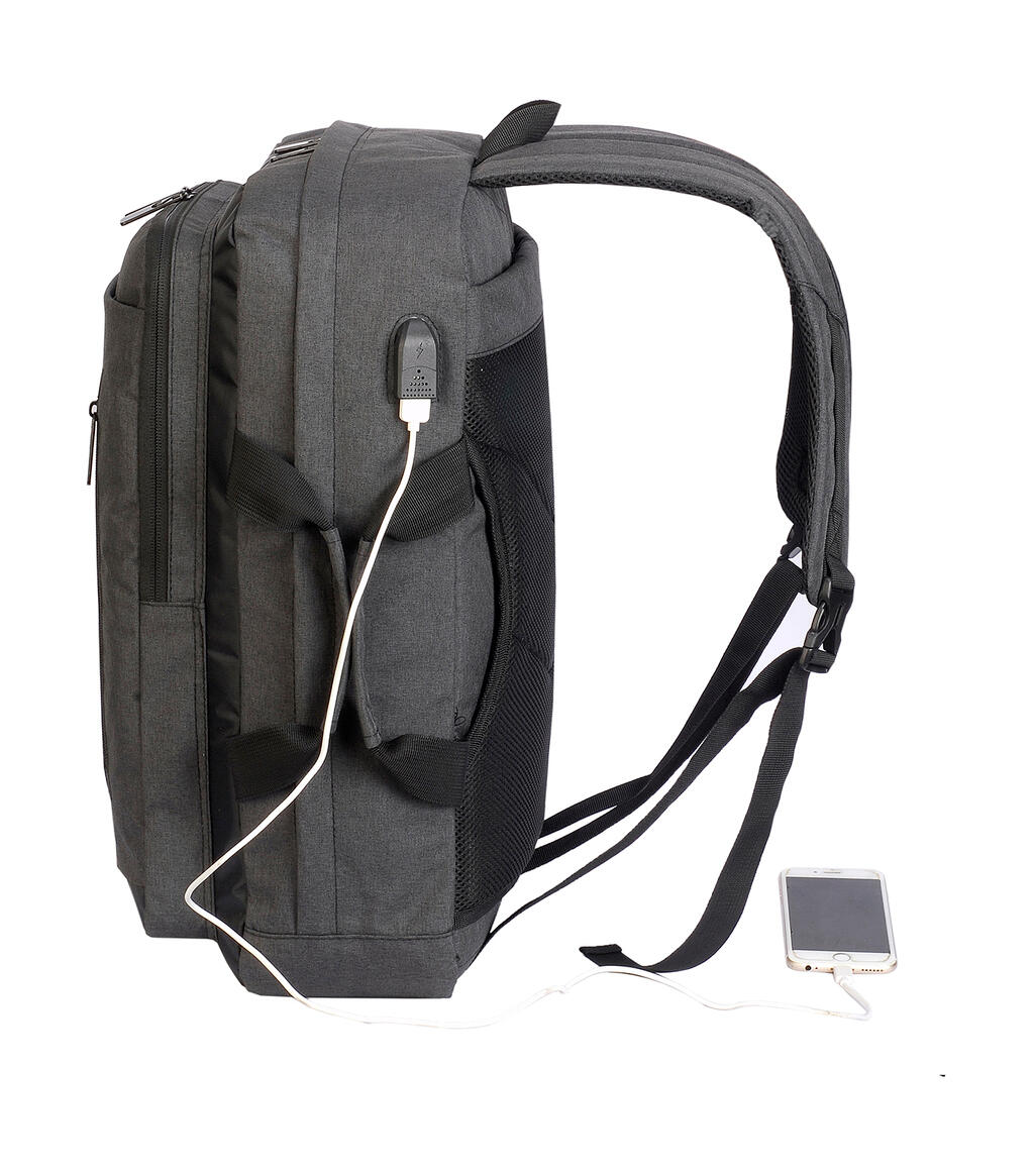 Bordeaux Hybrid Laptop Briefcase - Vue 5