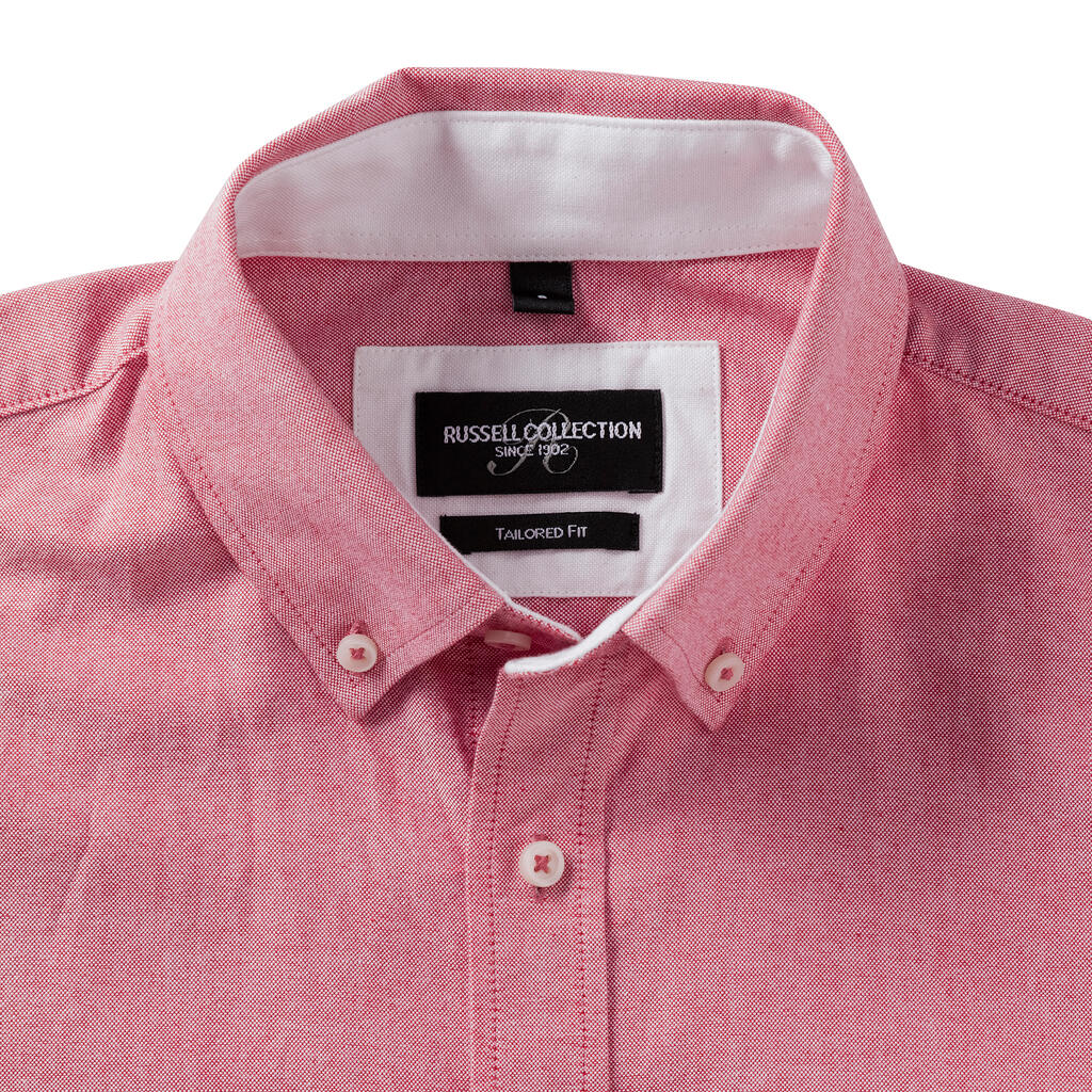 Men's LS Tailored Washed Oxford Shirt - Vue 5
