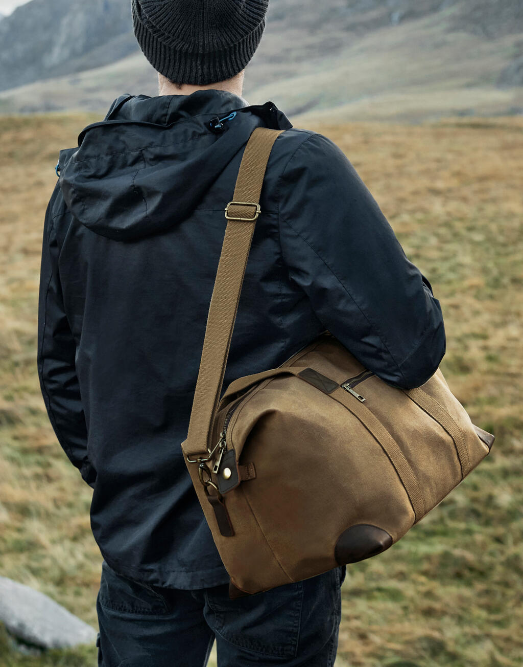 Heritage Waxed Canvas Holdall - Vue 2