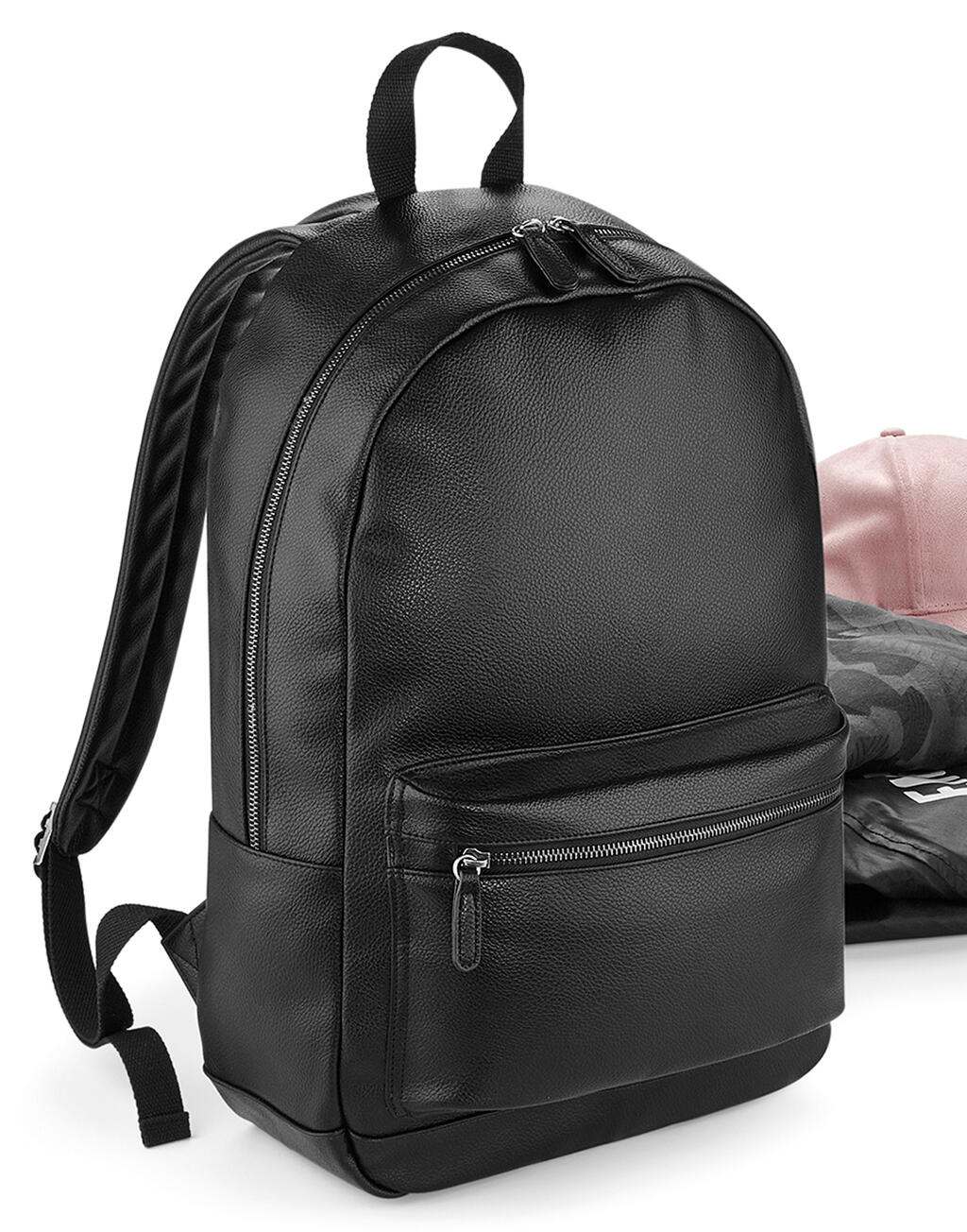 Faux Leather Fashion Backpack - Vue 3