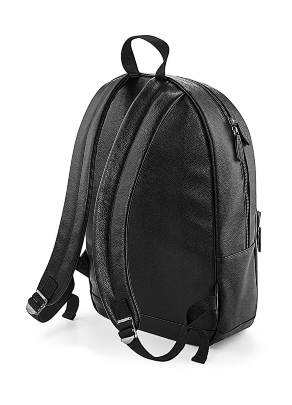 Faux Leather Fashion Backpack - Vue 4