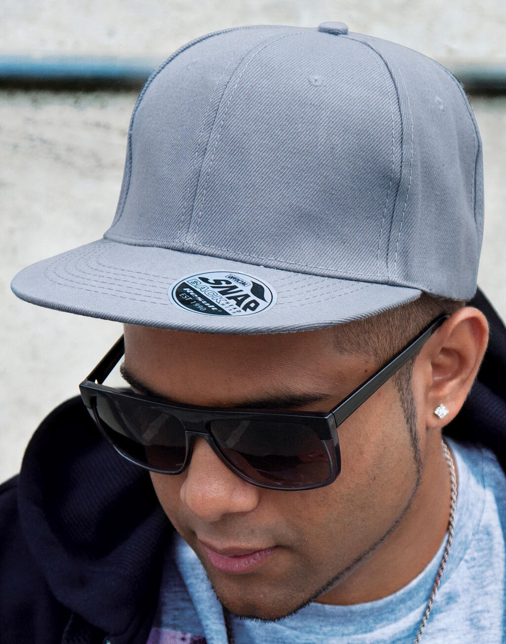 Bronx Original Flat Peak Snap Back Cap - Vue 3