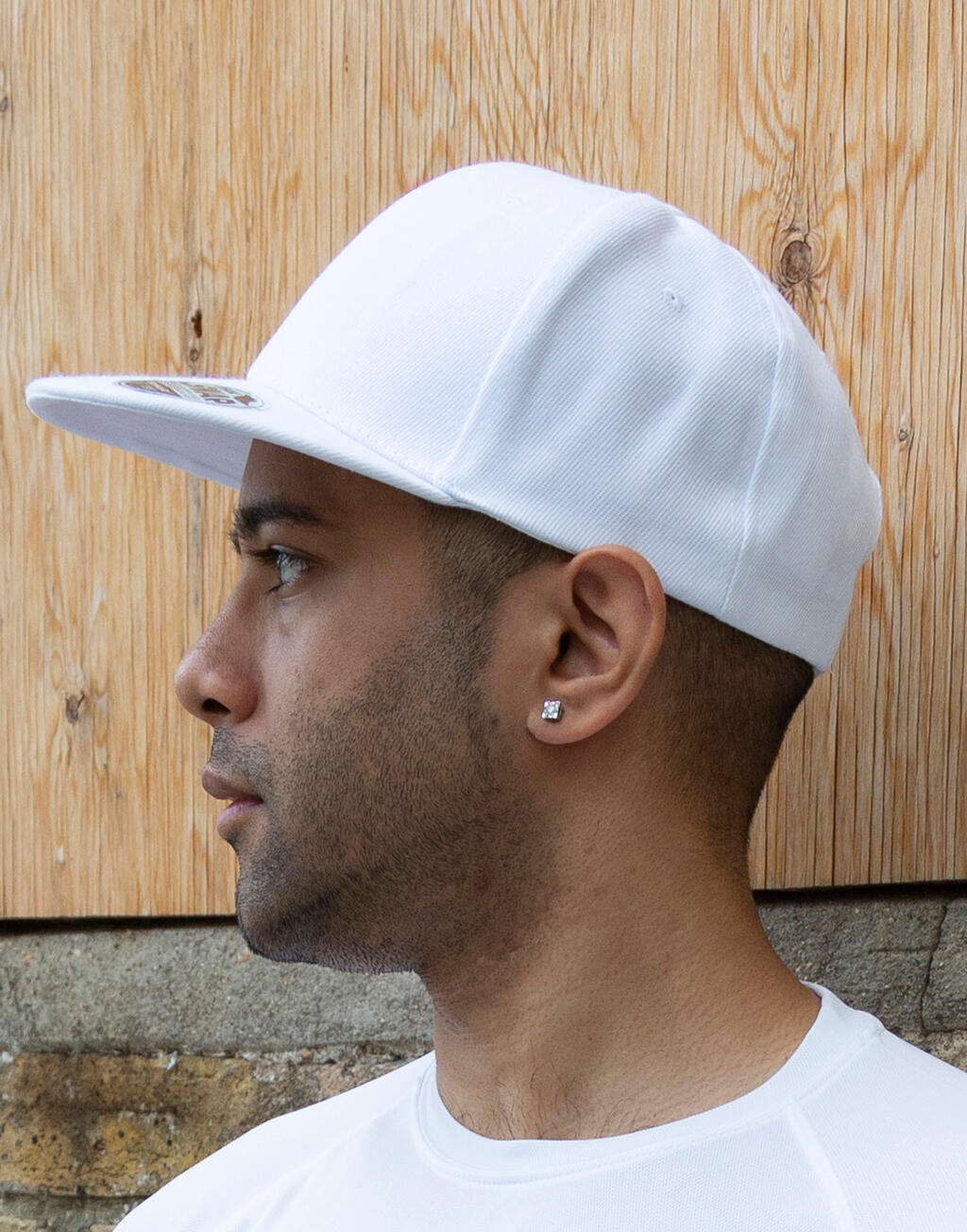 Bronx Original Flat Peak Snap Back Cap - Vue 2
