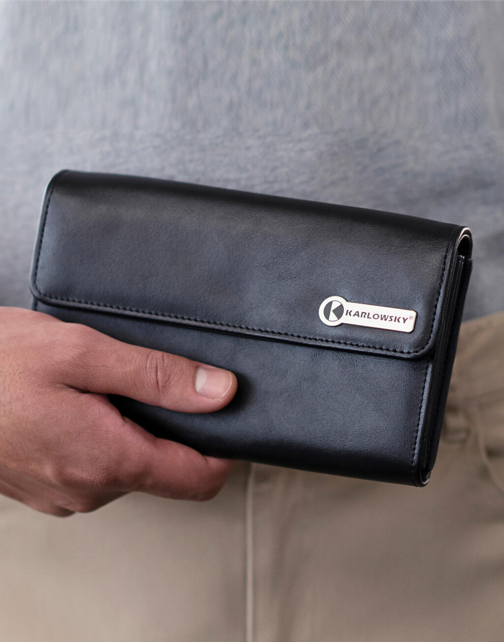 Waiter's Wallet with Press Stud - Vue 3
