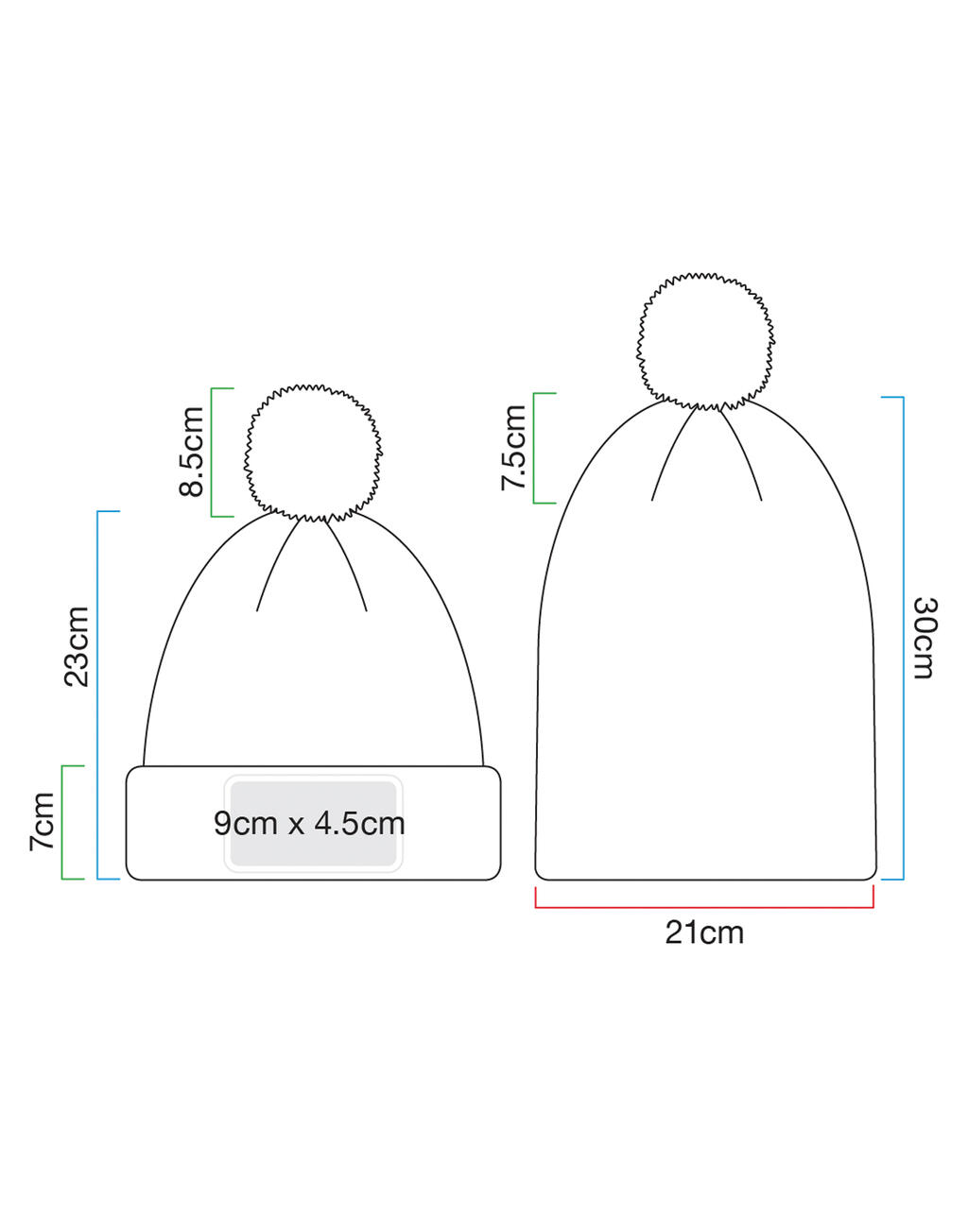 Snowstar® Patch Beanie - Vue 2