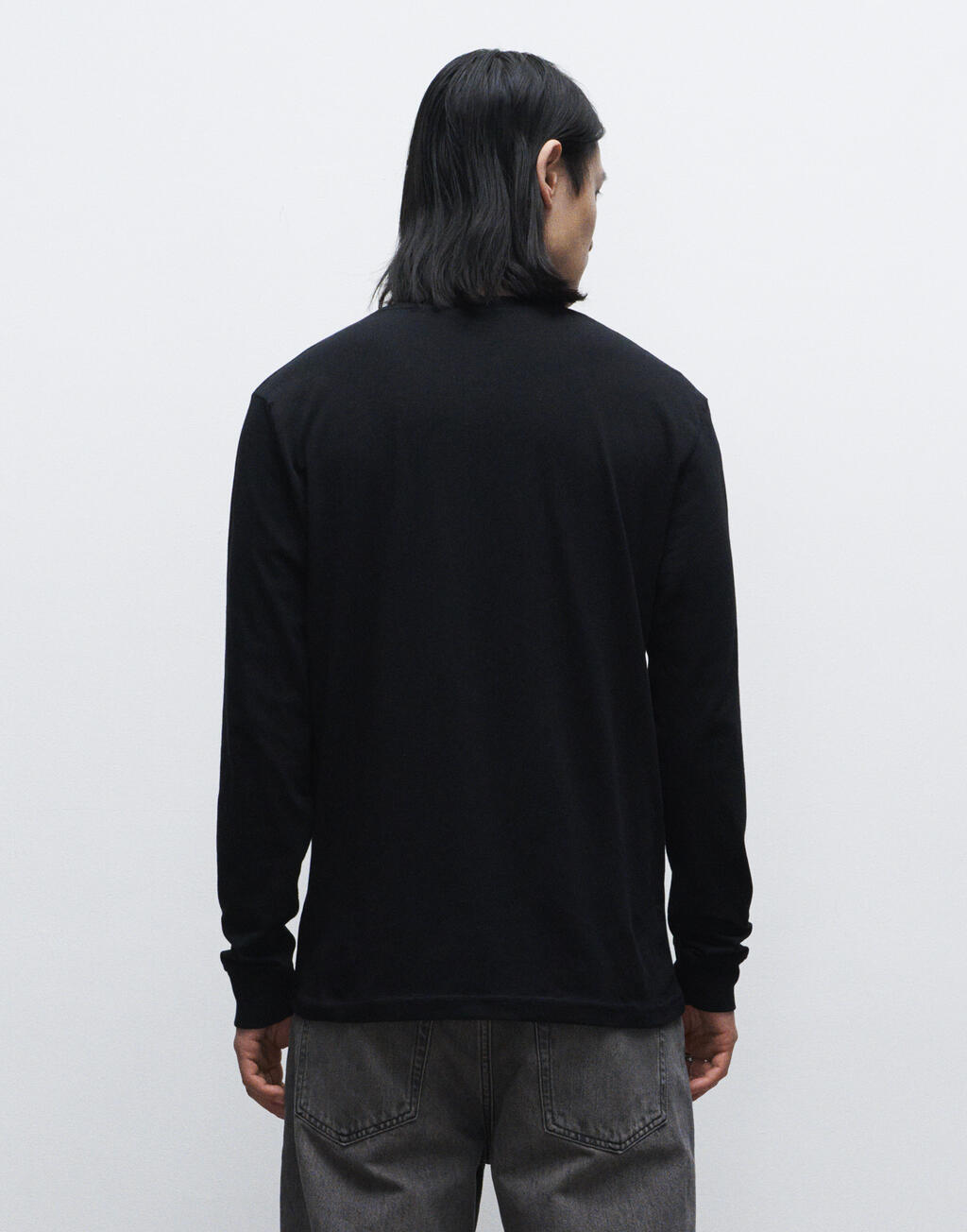 Mens Regular Long Sleeve Tee - Vue 3