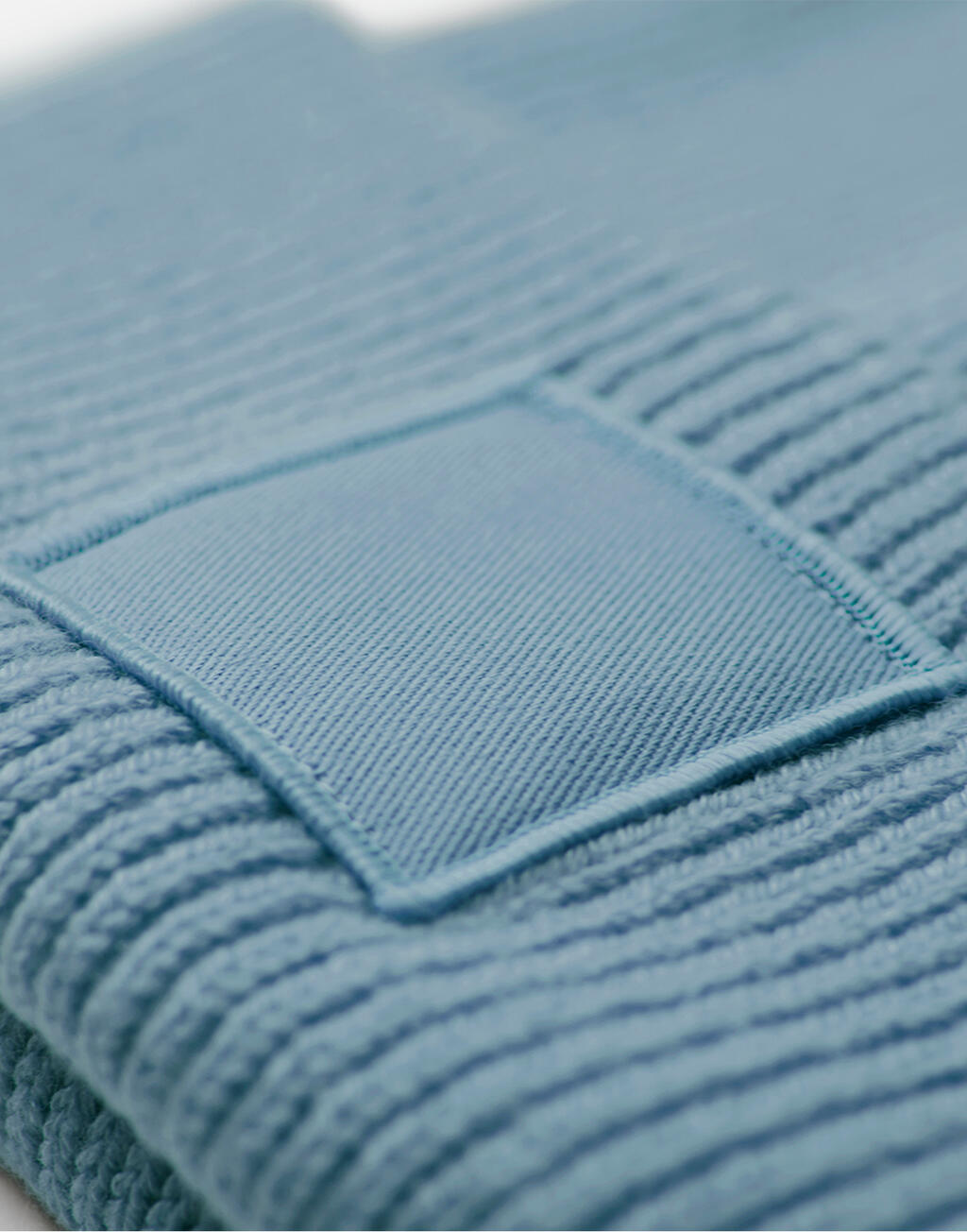 Deep Cuffed Tonal Patch Beanie - Vue 5