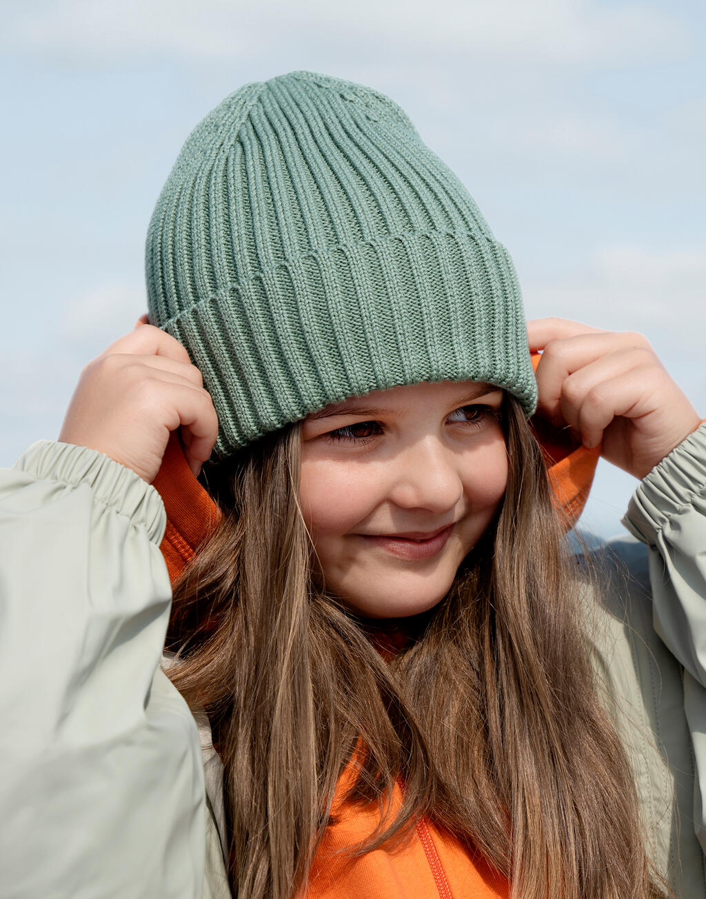 Organic Cotton Kids Beanie - Vue 2