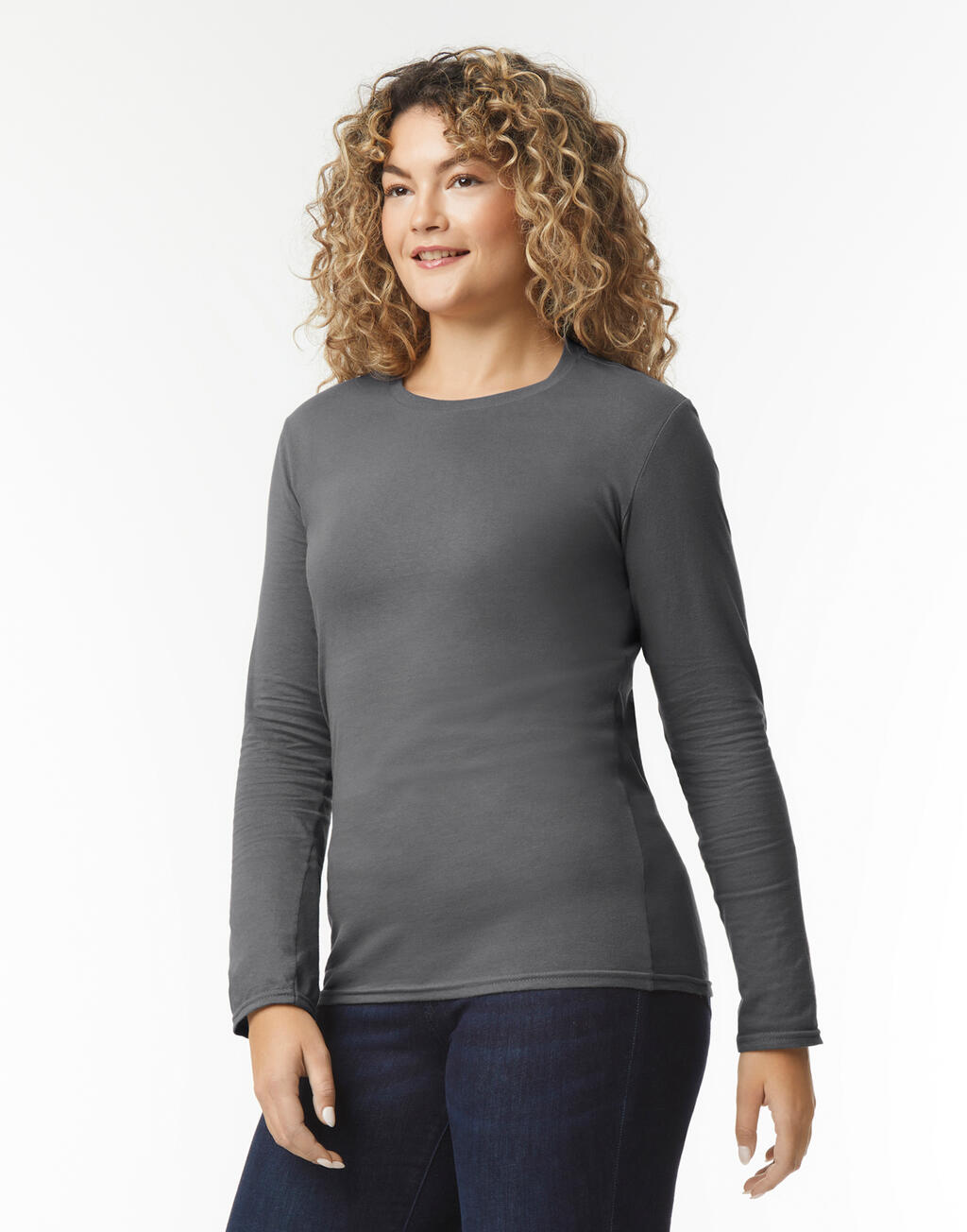 Softstyle Adult Long Sleeve T-Shirt - Vue 4