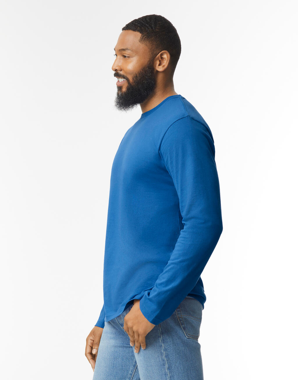 Softstyle Adult Long Sleeve T-Shirt - Vue 2
