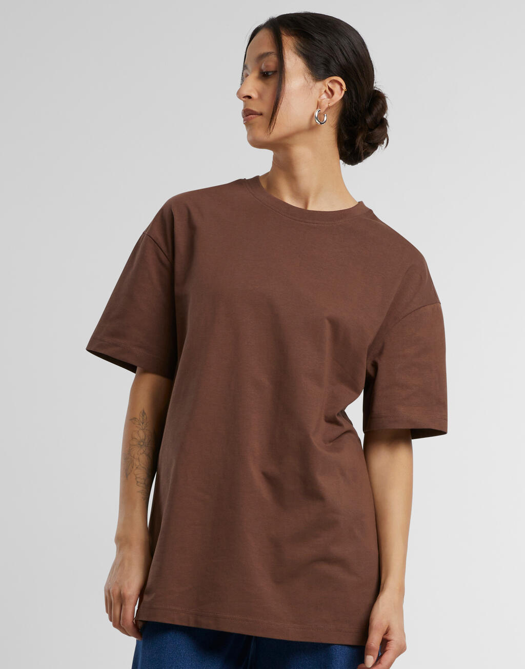 Ladies Oversized Boyfriend Tee - Vue 4