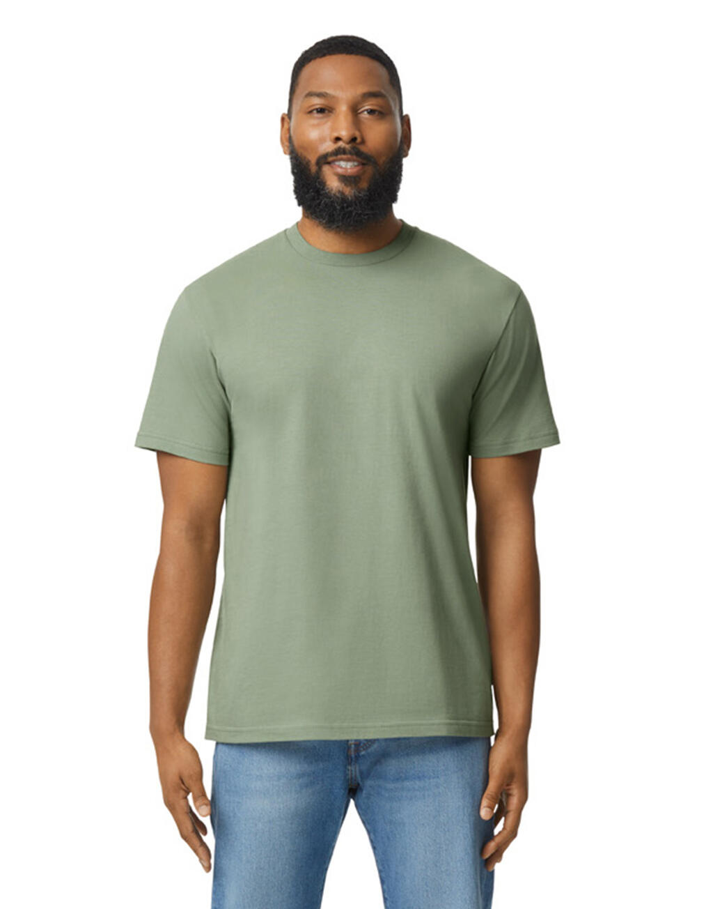 Softstyle Midweight Adult No Label Enzyme Wash T-S - Vue 2