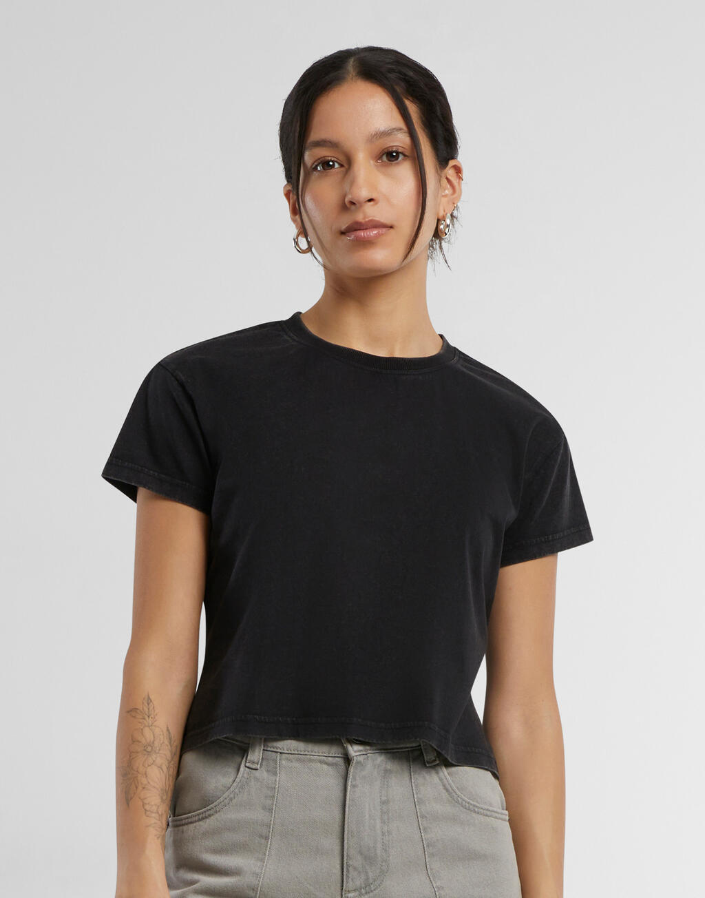 Ladies Vintage Cropped Tee