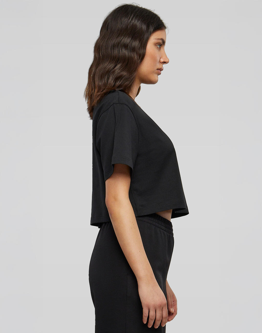 Ladies Short Oversized Tee - Vue 3