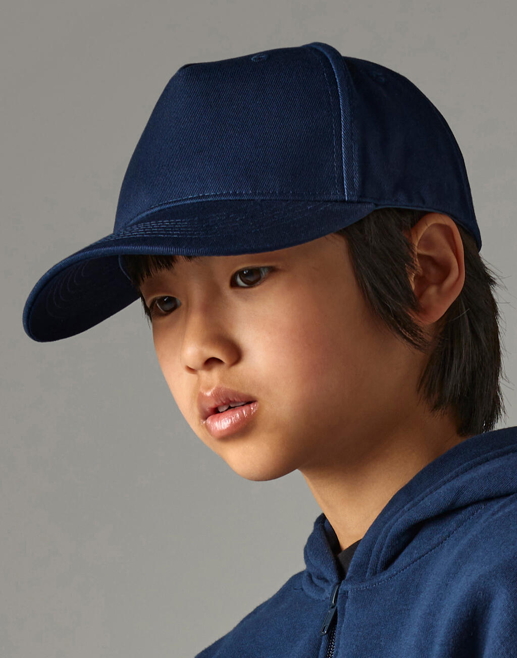 Junior Organic Cotton 5 Panel Cap - Vue 4