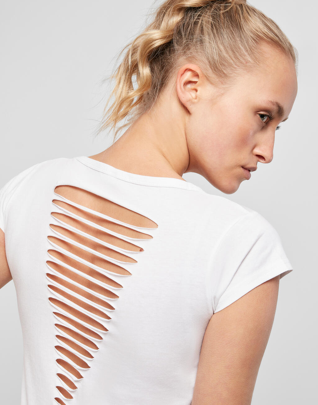 Ladies Back Cut Tee - Vue 2