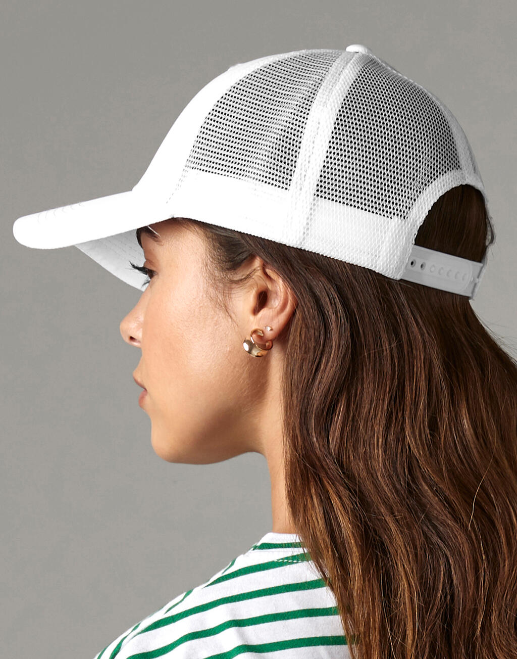 Recycled Urbanwear 6 Panel Snapback Trucker - Vue 2