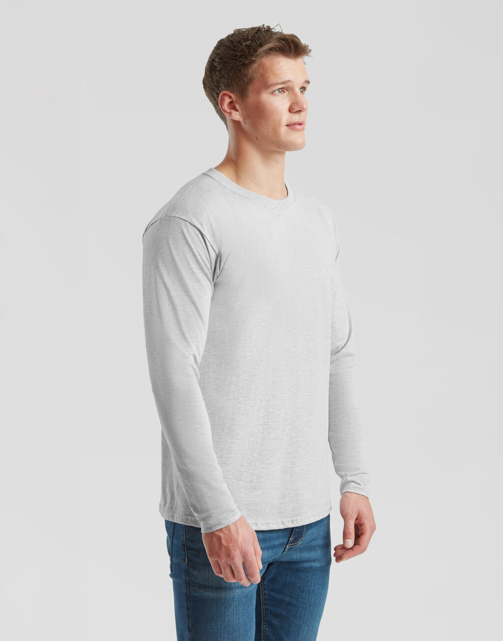 Iconic 195 Ringspun Premium Long Sleeve T - Vue 2