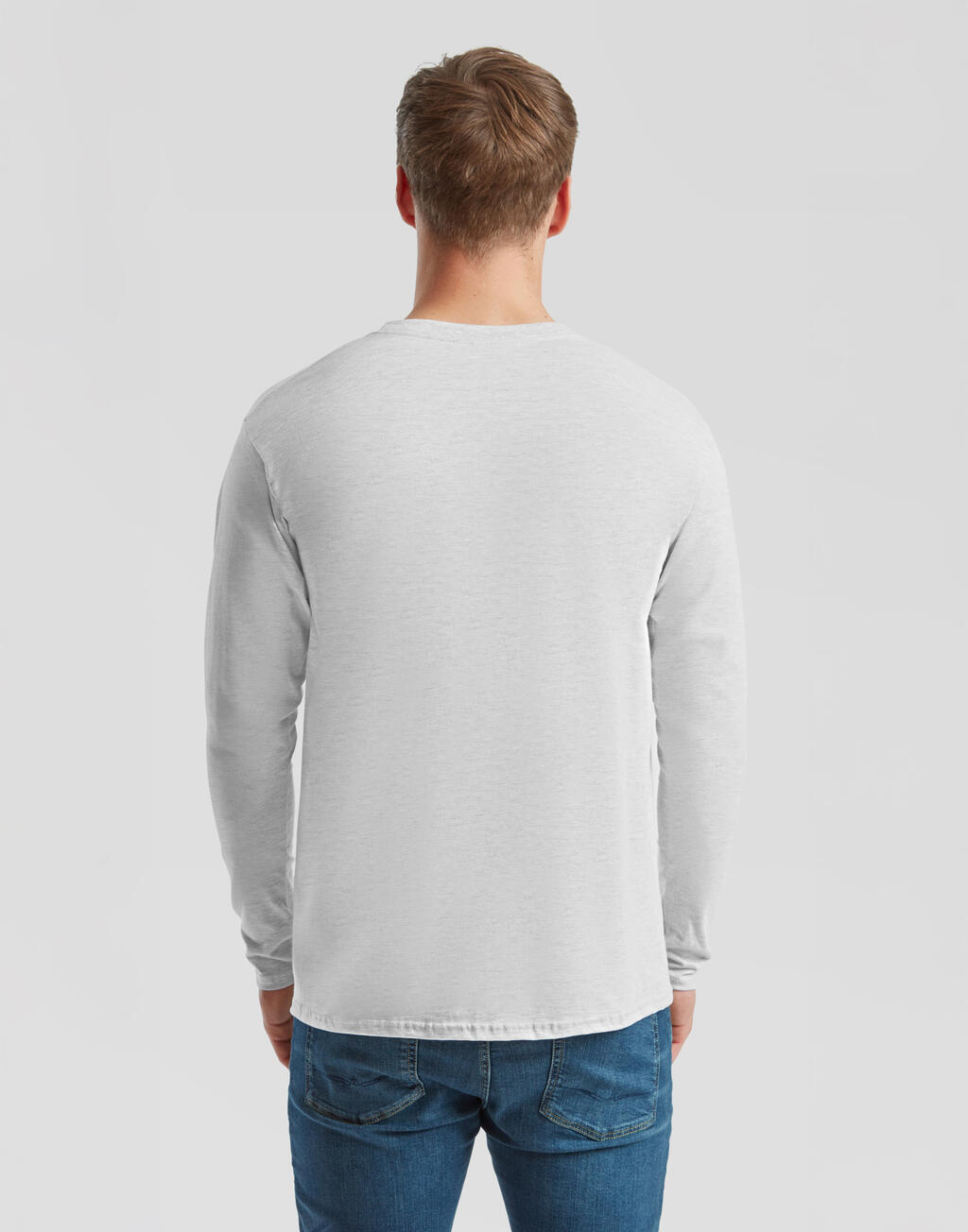 Iconic 195 Ringspun Premium Long Sleeve T - Vue 4