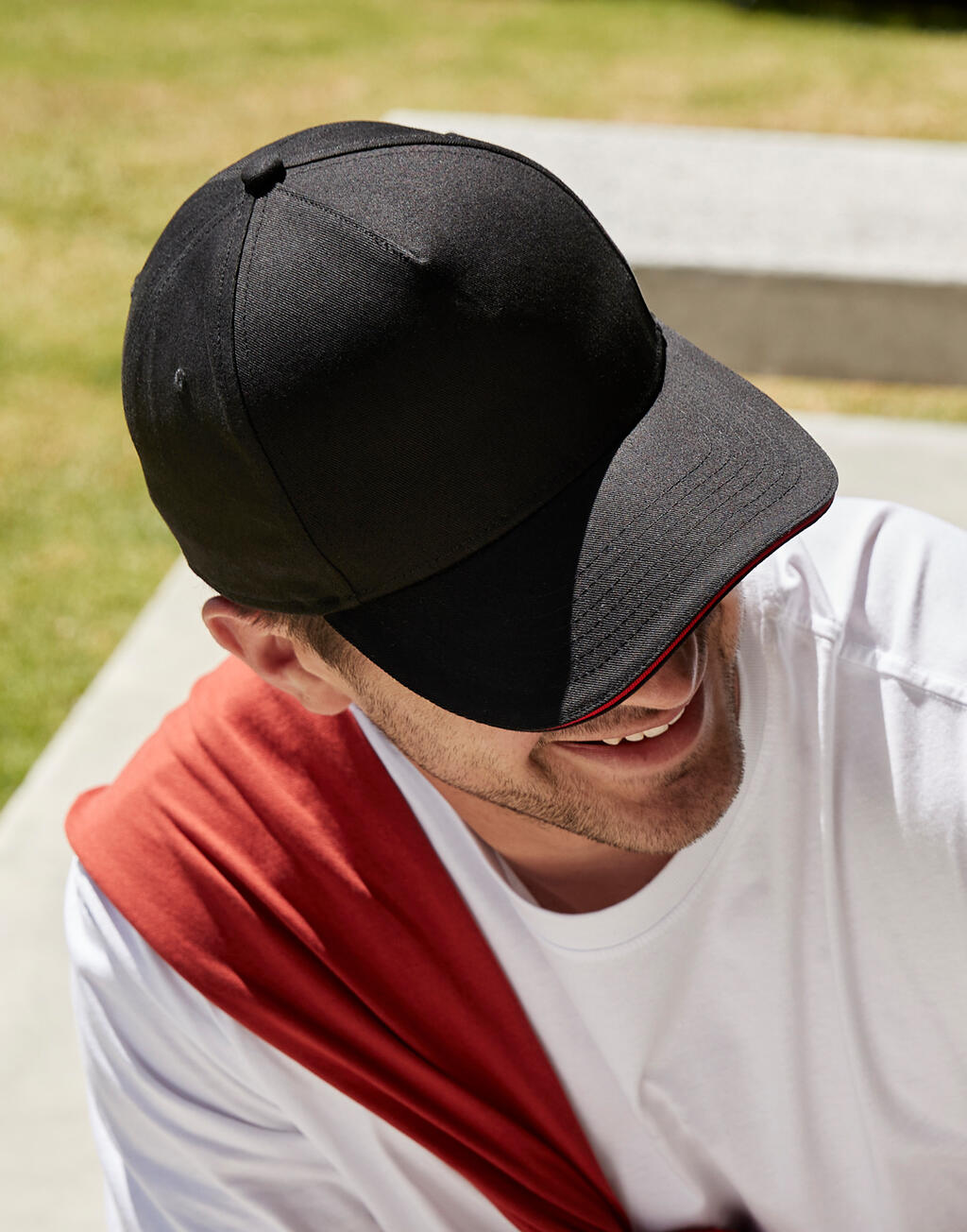 EarthAware® Clas. Org. Cotton 5 Panel Sandwich Peak - Vue 2