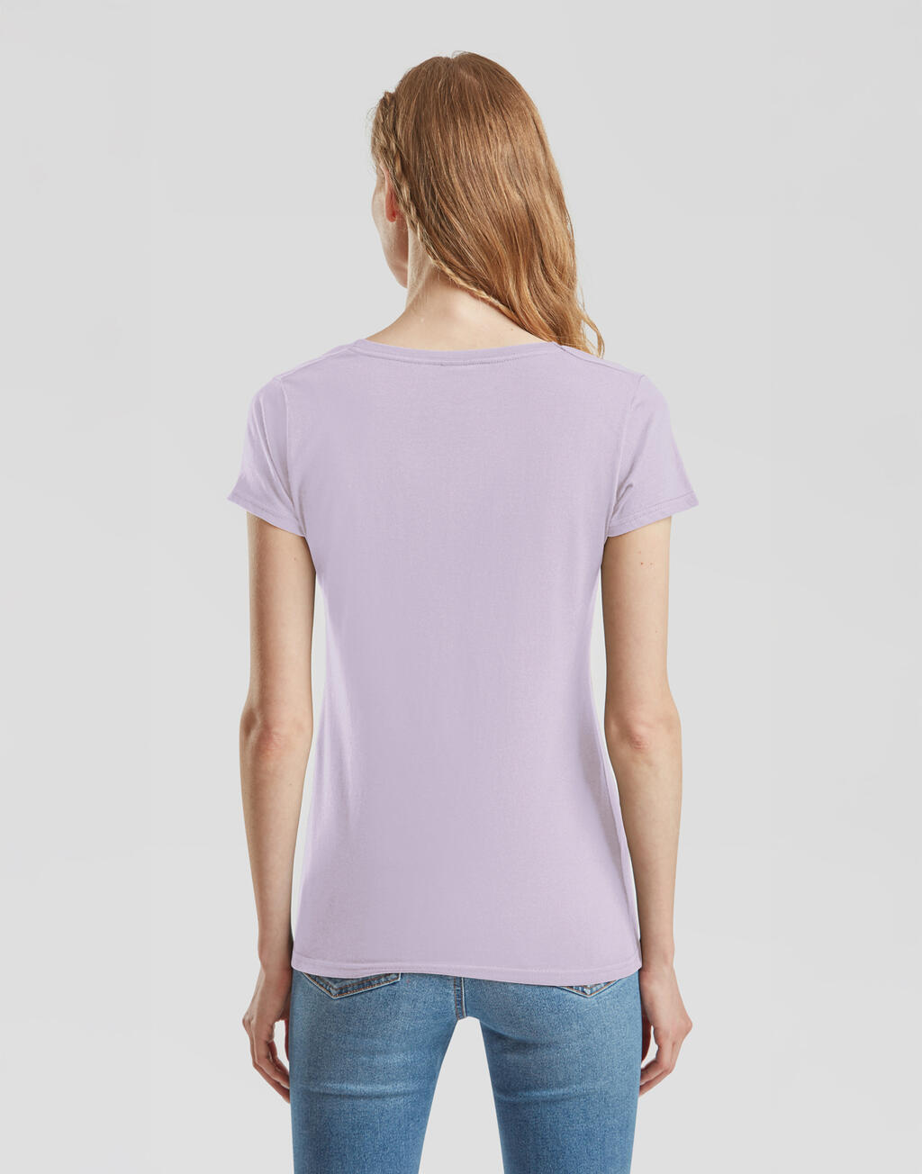 Ladies' Iconic 150 V Neck T - Vue 5