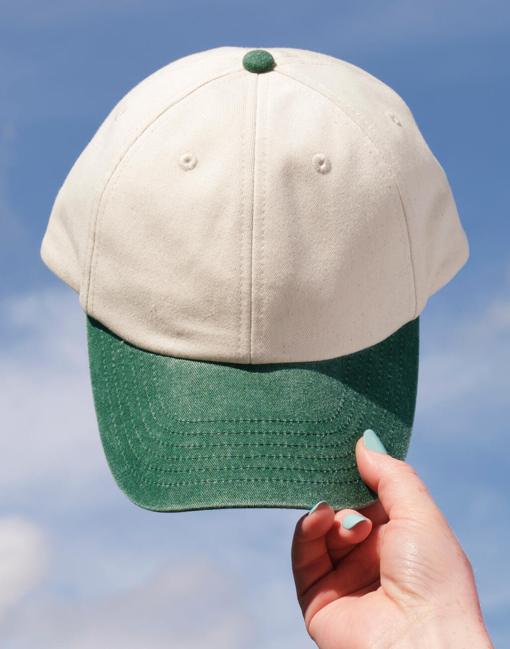 Contrast Peak Low Profile Vintage Cap - Vue 3