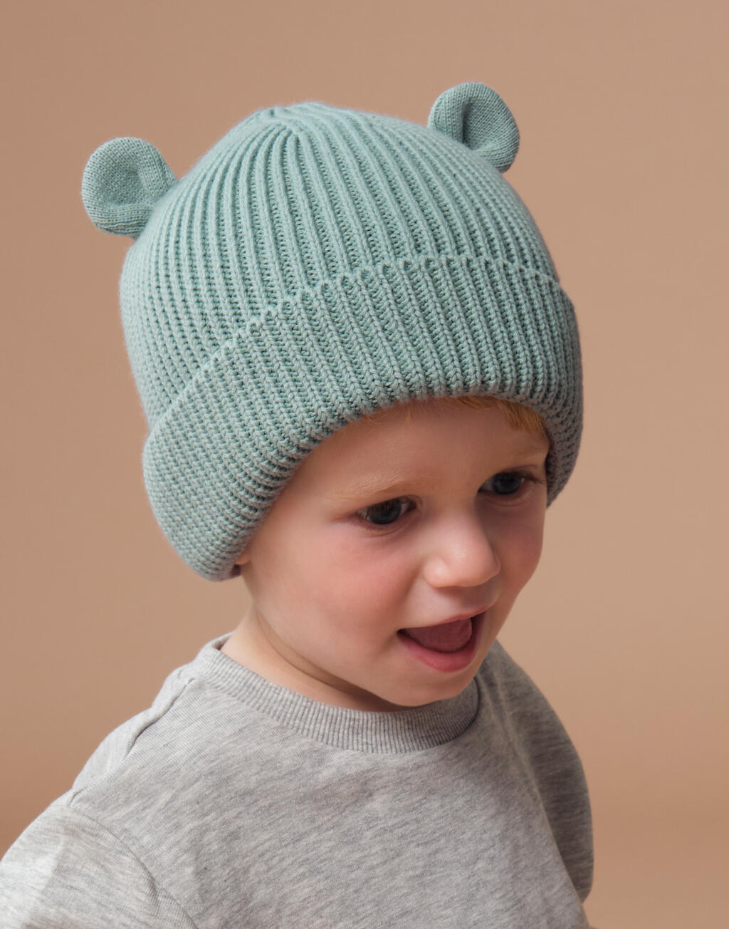 Organic Baby Bear Beanie - Vue 3