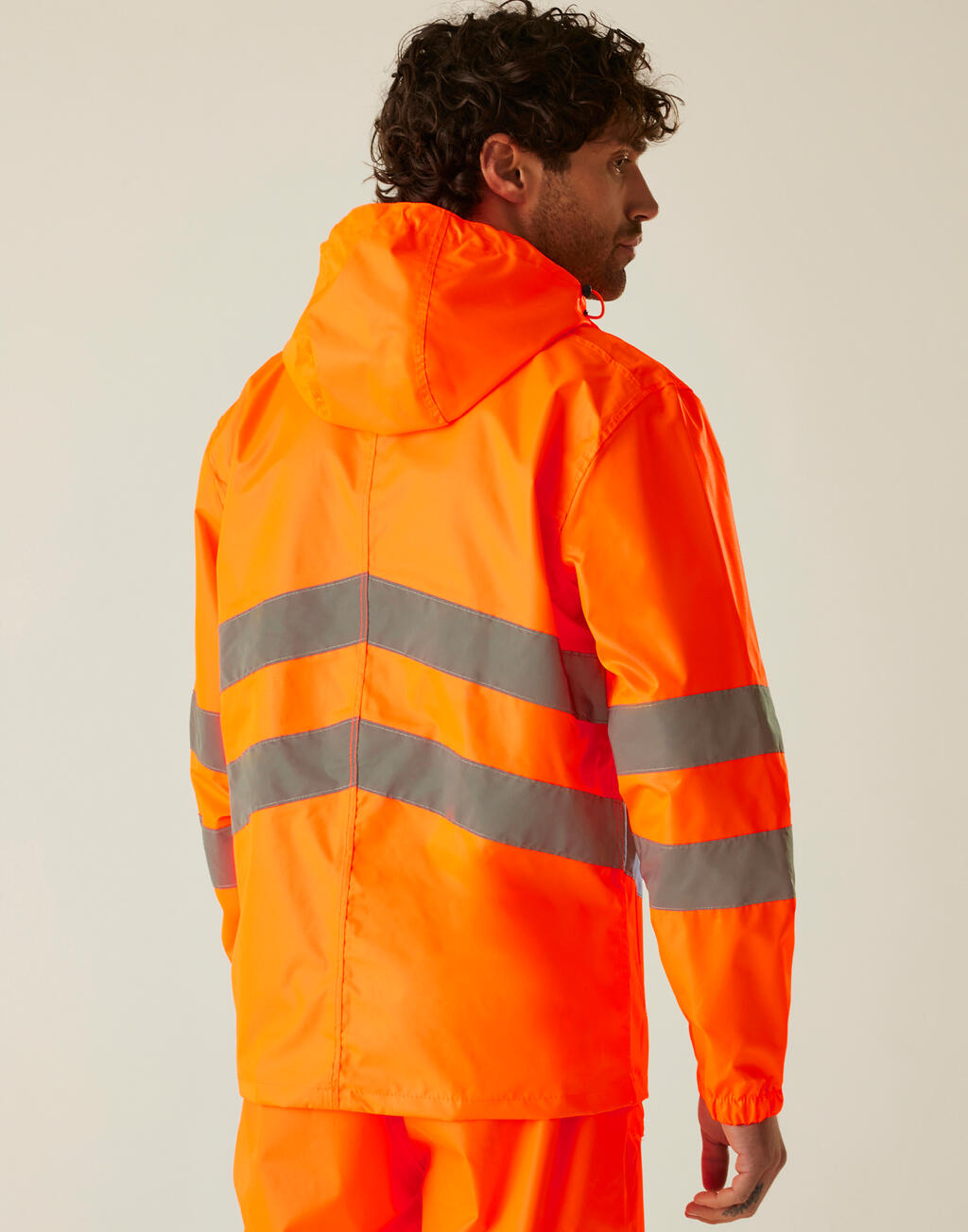 Hi-Vis Pro Packaway Jacket - Vue 4