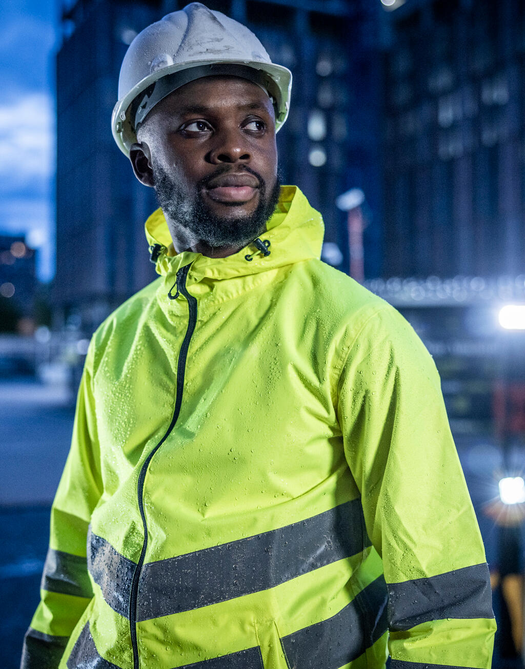 Hi-Vis Pro Packaway Jacket - Vue 2