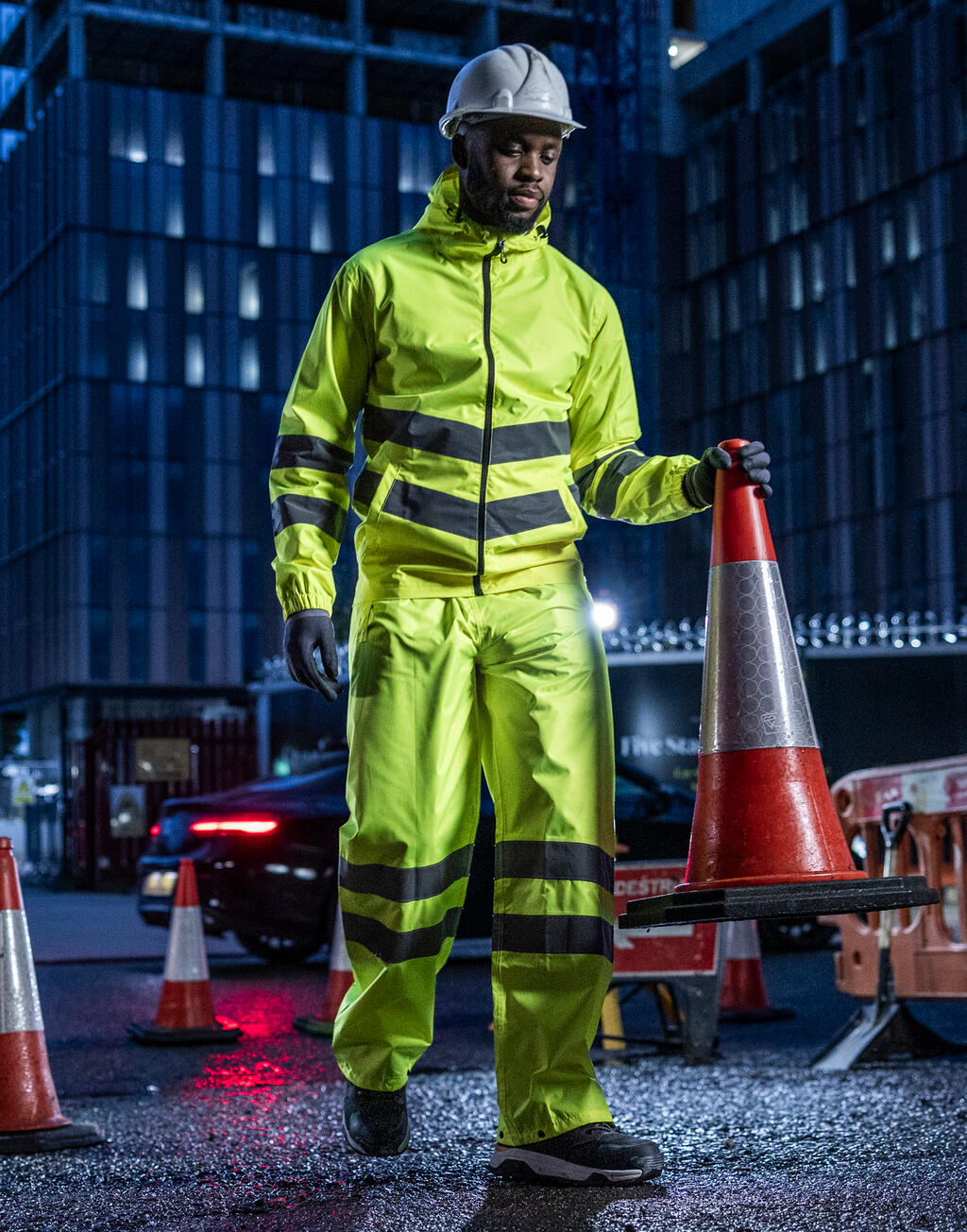 Hi-Vis Pro Packaway Jacket