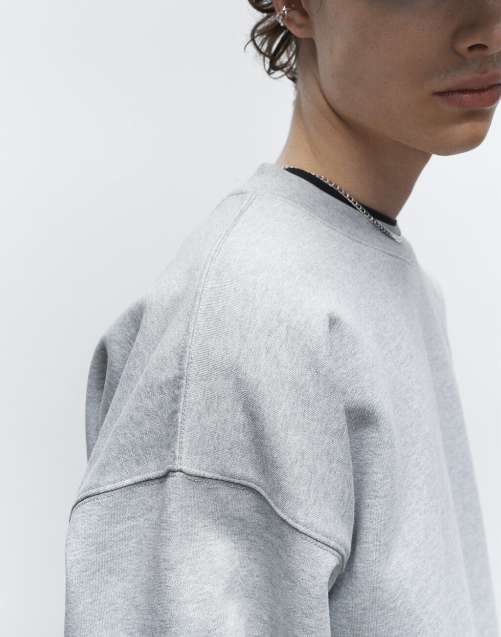 Mens Boxy Sweatshirt - Vue 4