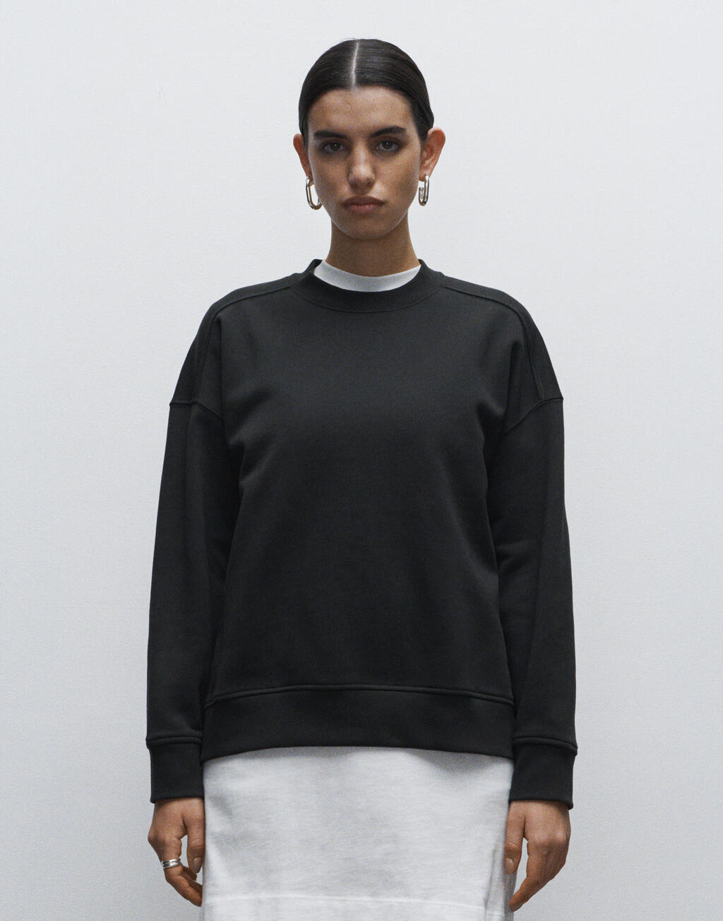 Womens Oversized Sweatshirt - Vue 4