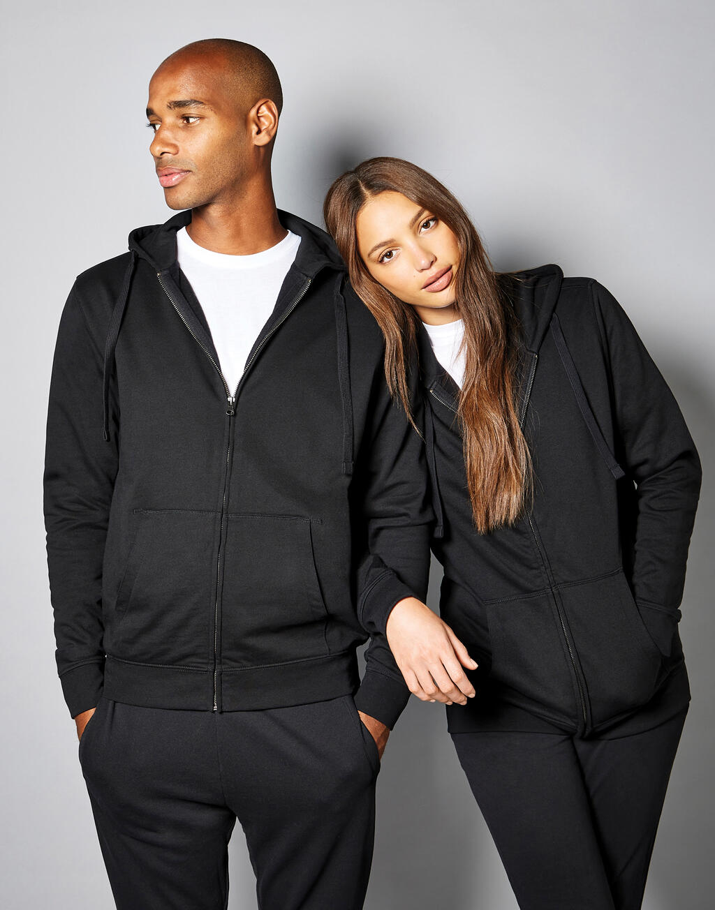 Regular Fit Zipped Hoodie Superwash® 60º - Vue 4