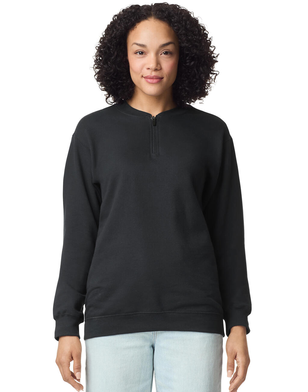 Softstyle Midweight Adult Fleece 1/4 Zip Sweat - Vue 5