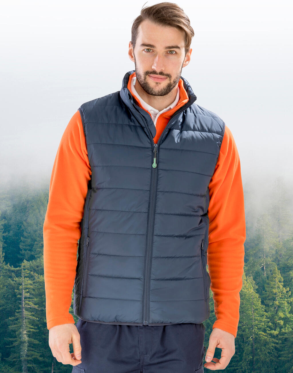 Recycled Promo Padded Bodywarmer - Vue 3