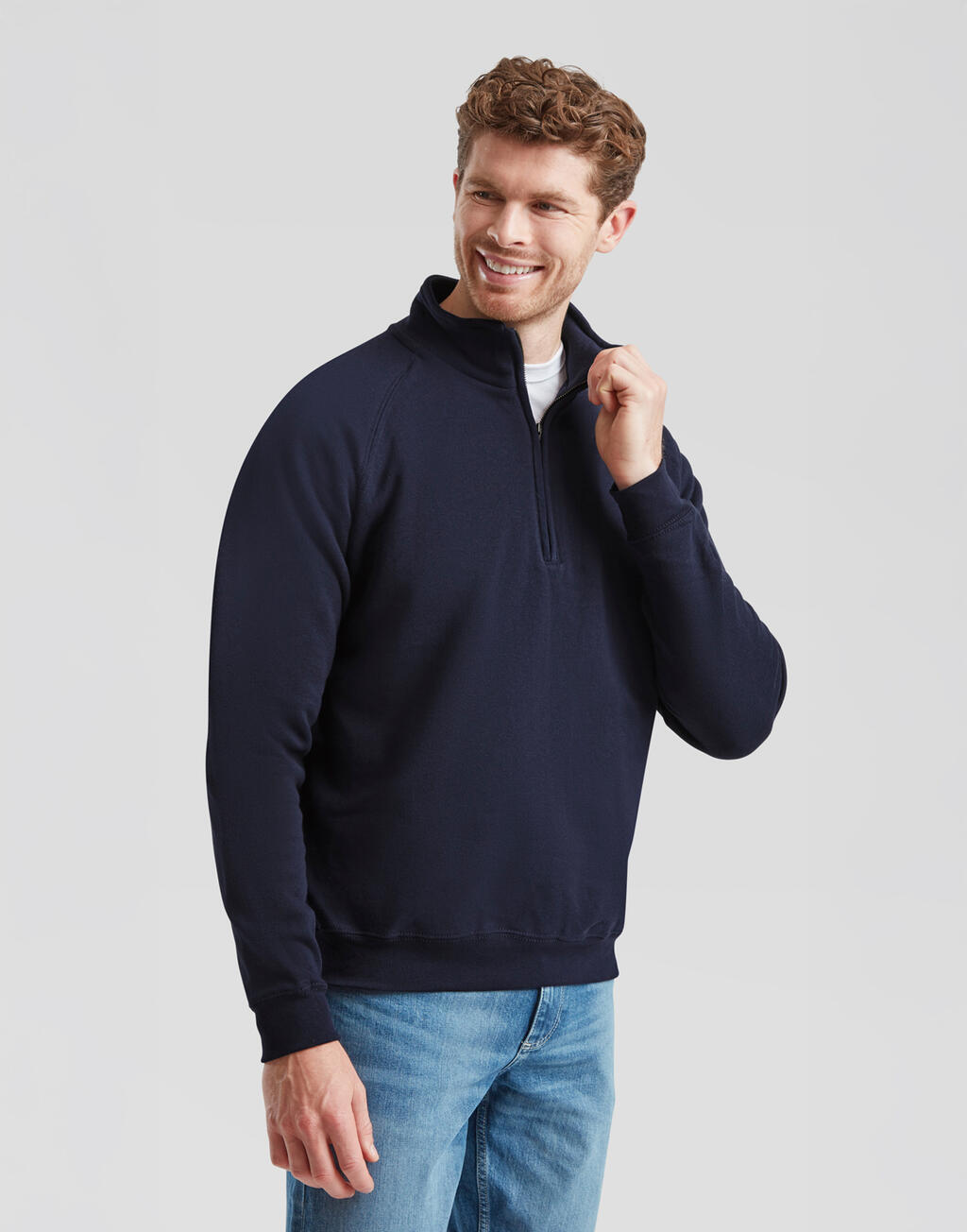 Classic Zip Neck Sweat - Vue 3