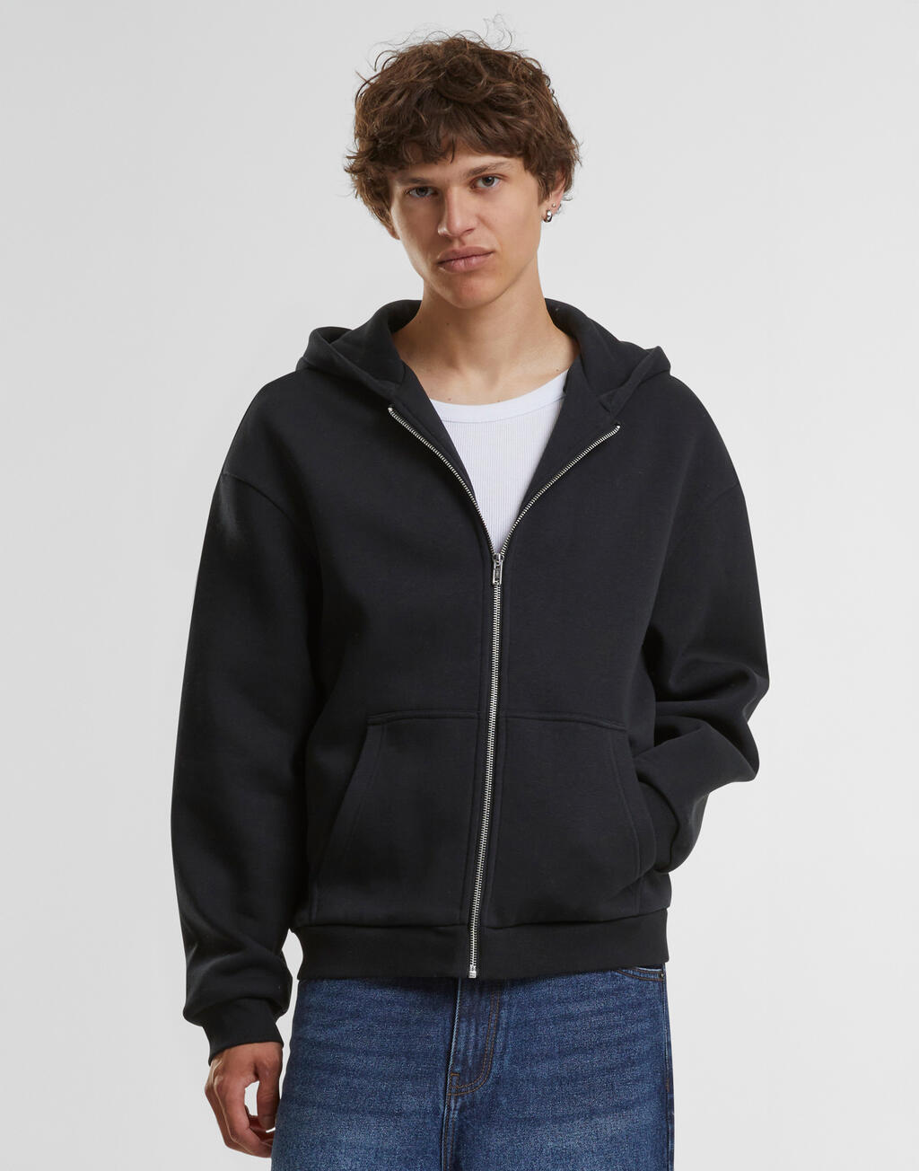 Fluffy Zip Hoody - Vue 4