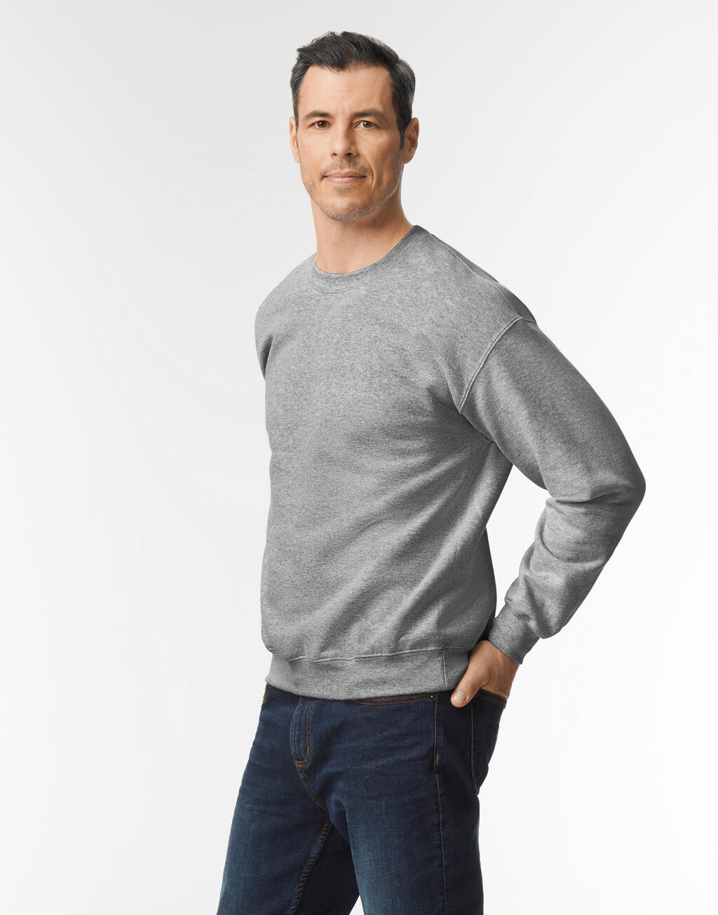 DryBlend Adult Crewneck Sweat - Vue 2