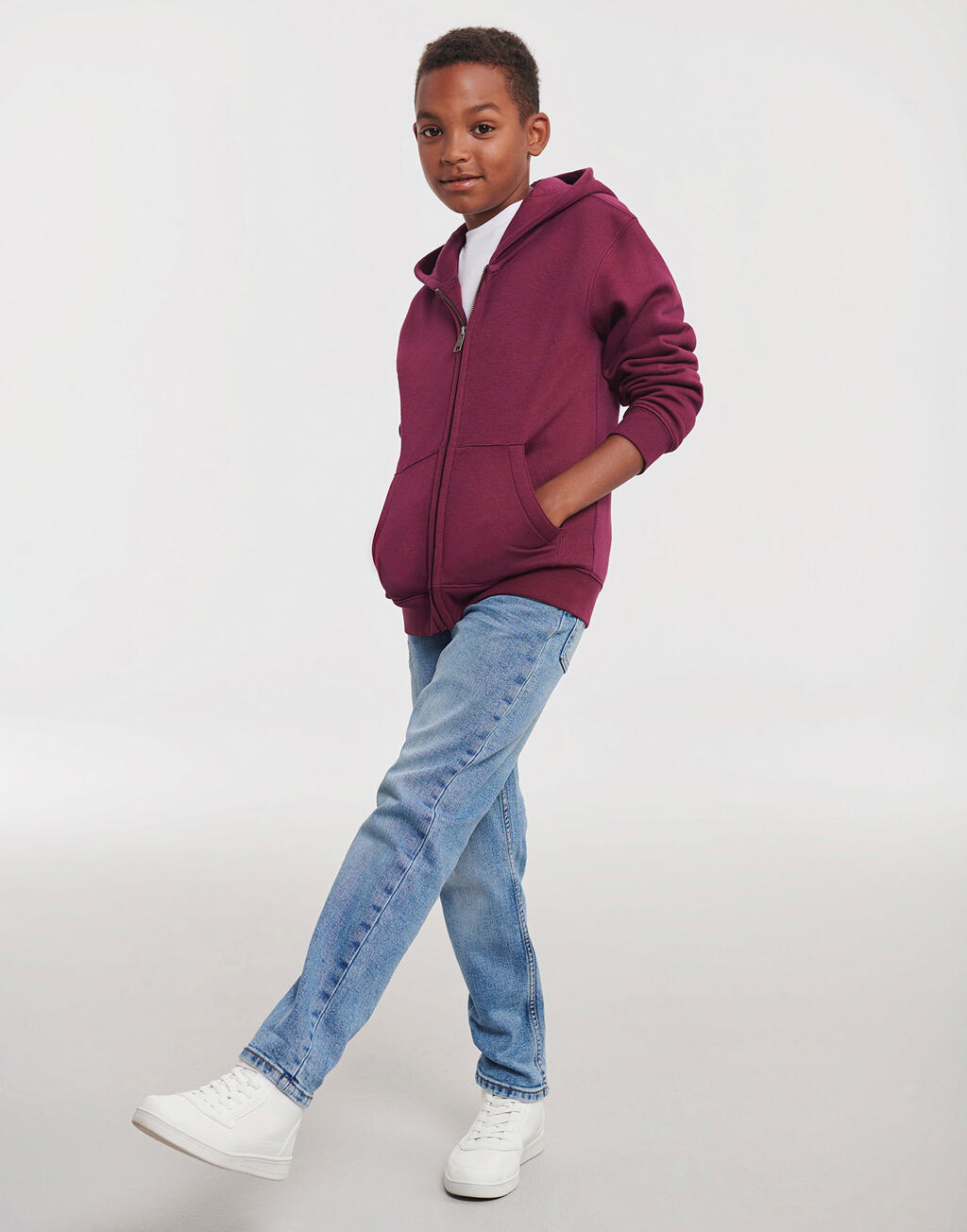 Kids' Authentic Zipped Hood Sweat - Vue 3