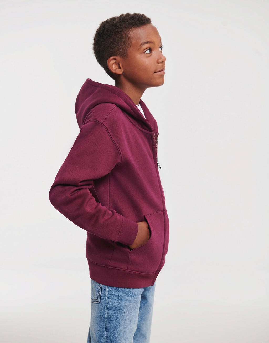 Kids' Authentic Zipped Hood Sweat - Vue 2