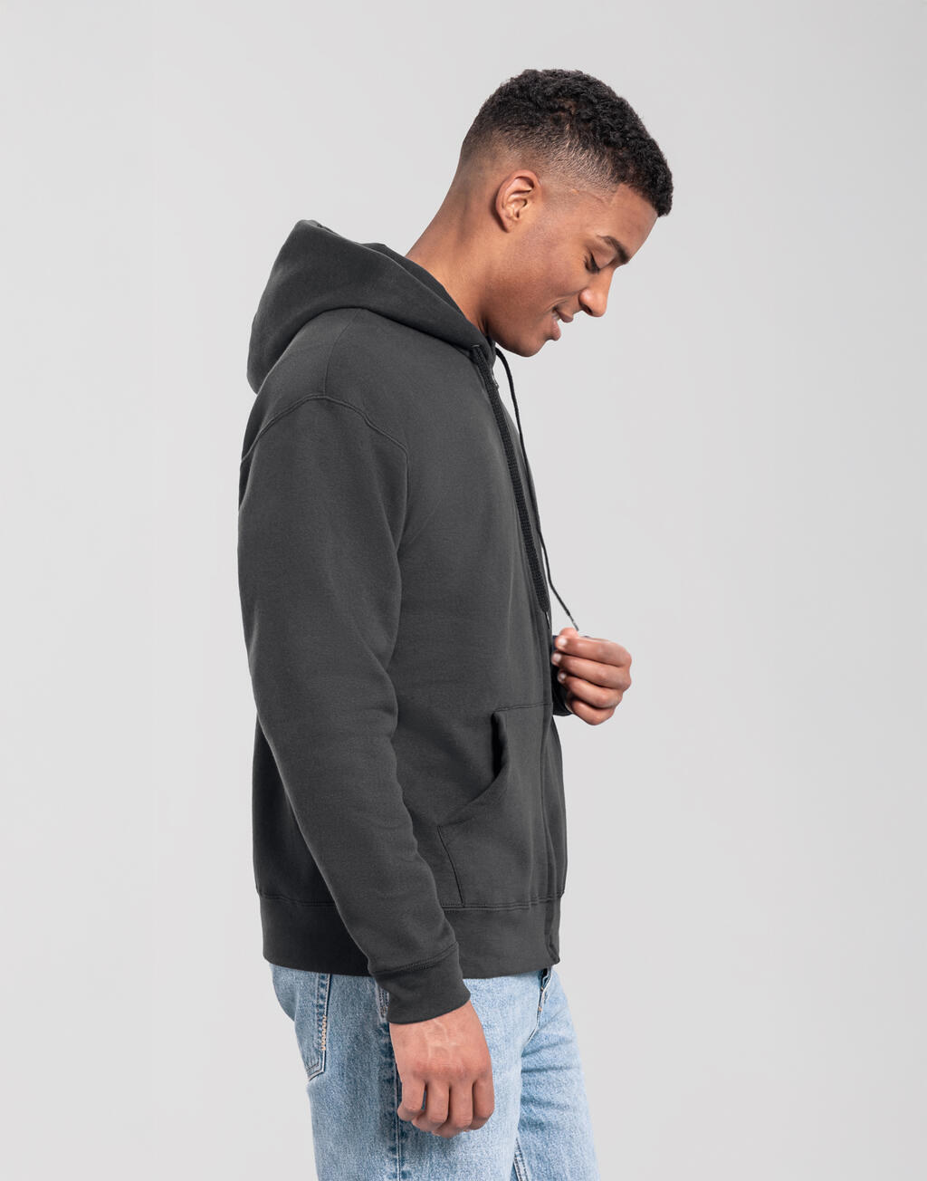 Iconic Premium Hooded Sweat Jacket - Vue 4