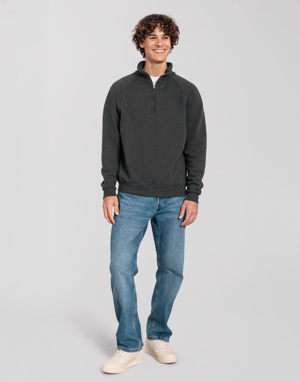 Iconic Premium Zip Neck Sweat - Vue 3