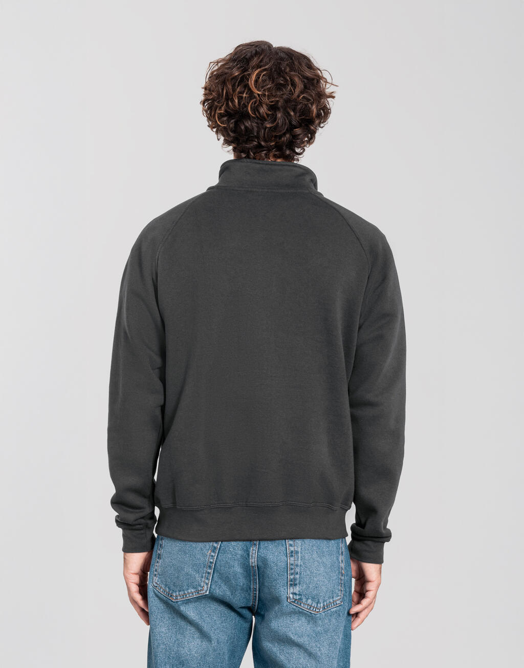 Iconic Premium Zip Neck Sweat - Vue 4