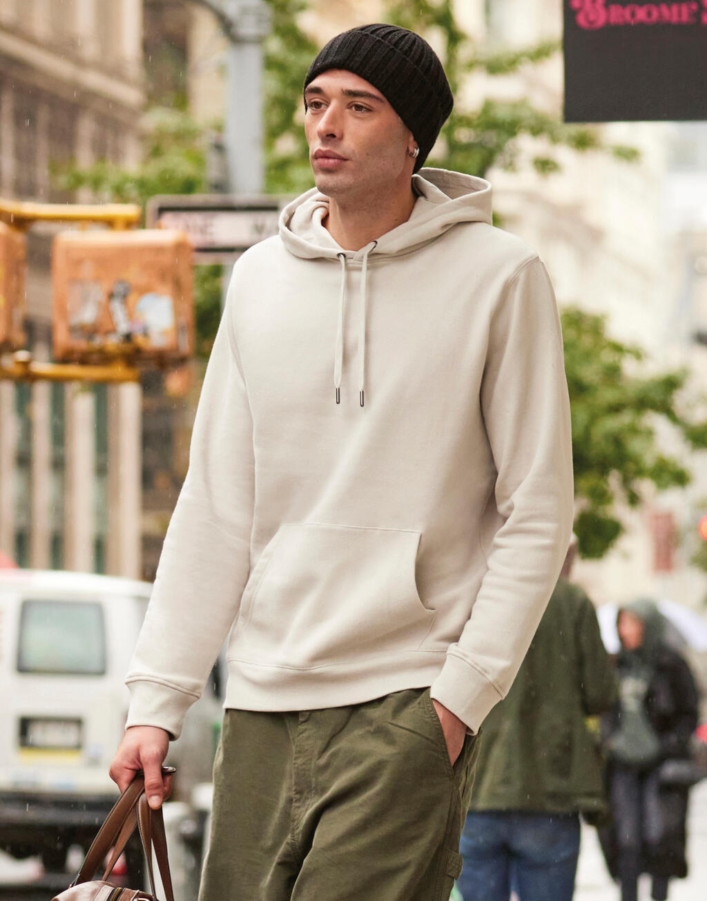 Sweat capuche B&C KING Hooded, intérieur polaire peigné