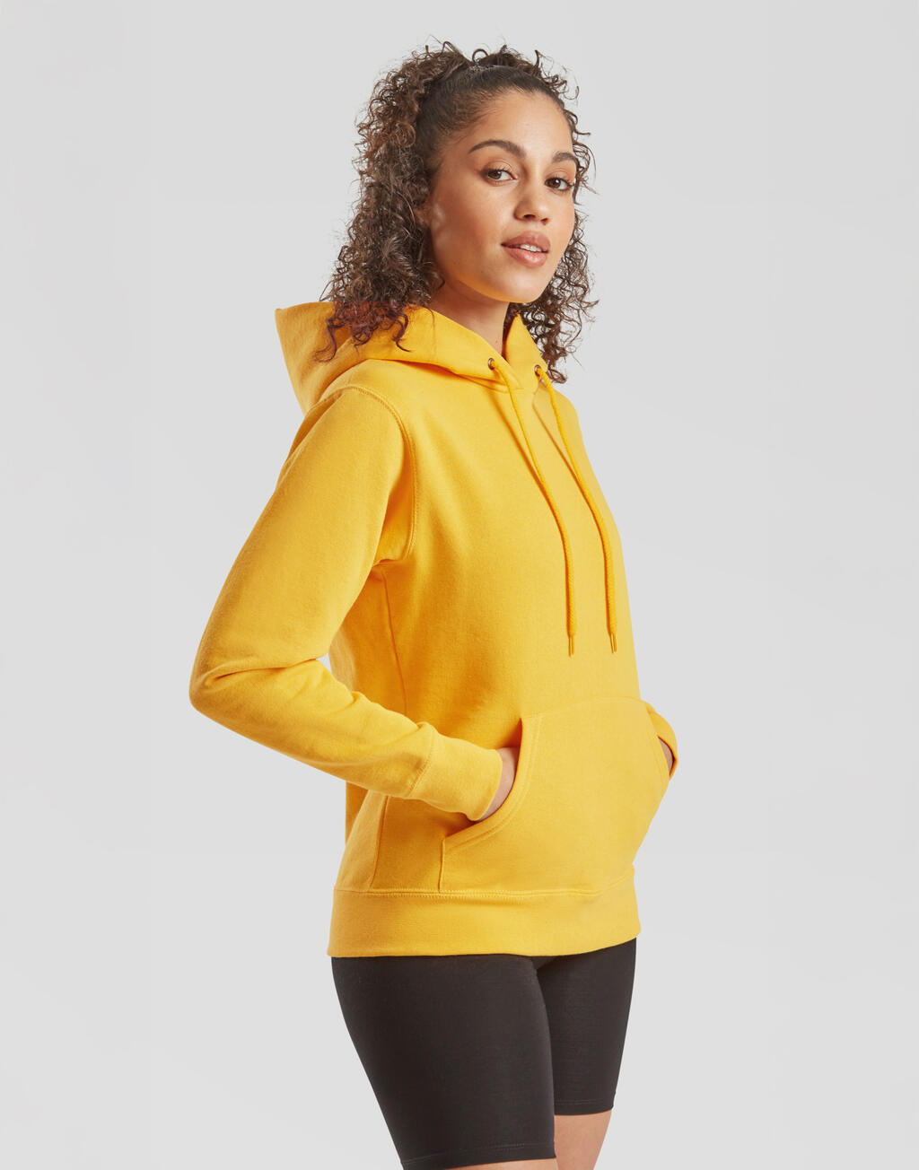 Ladies Classic Hooded Sweat - Vue 2