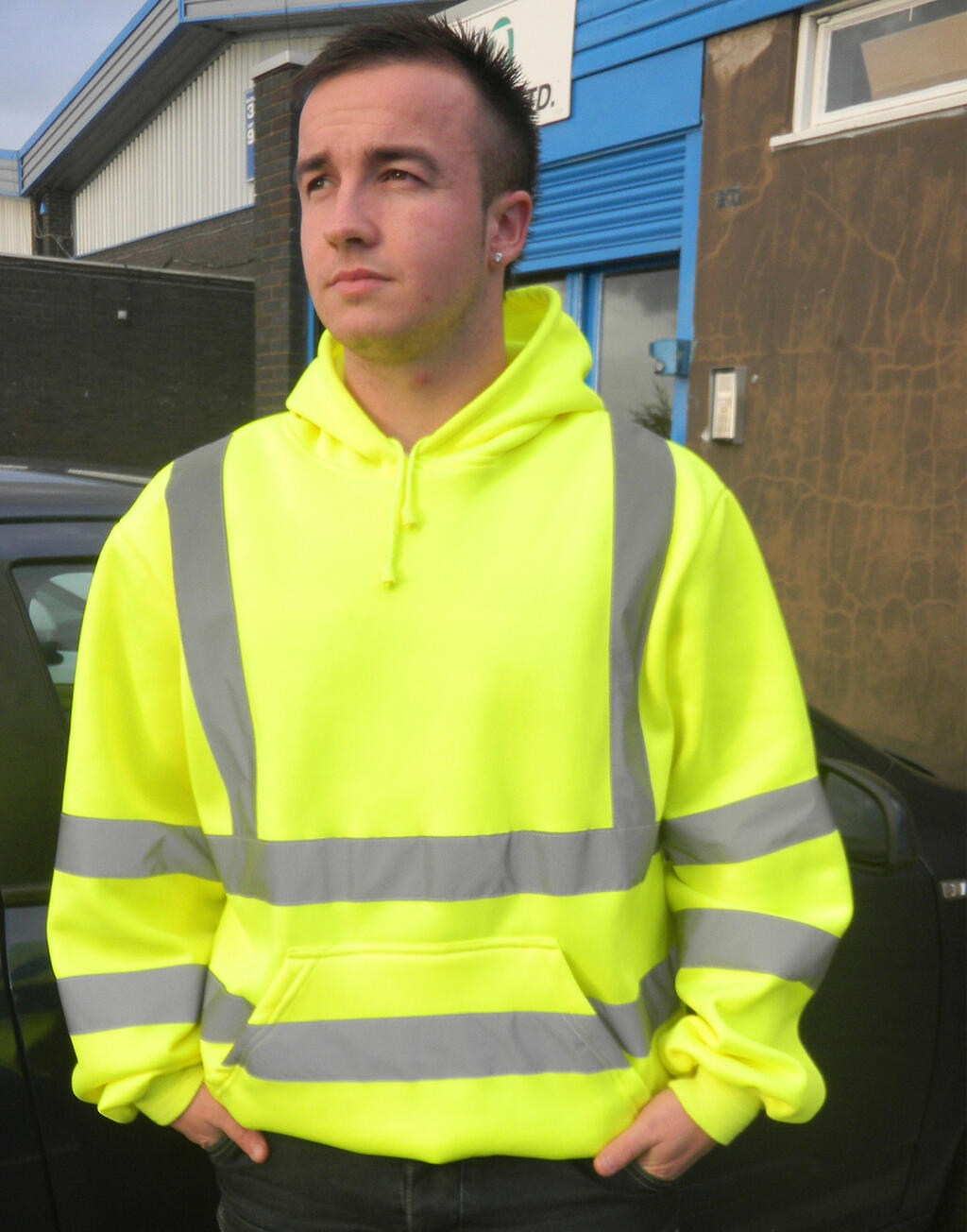 Fluo Hoodie - Vue 4