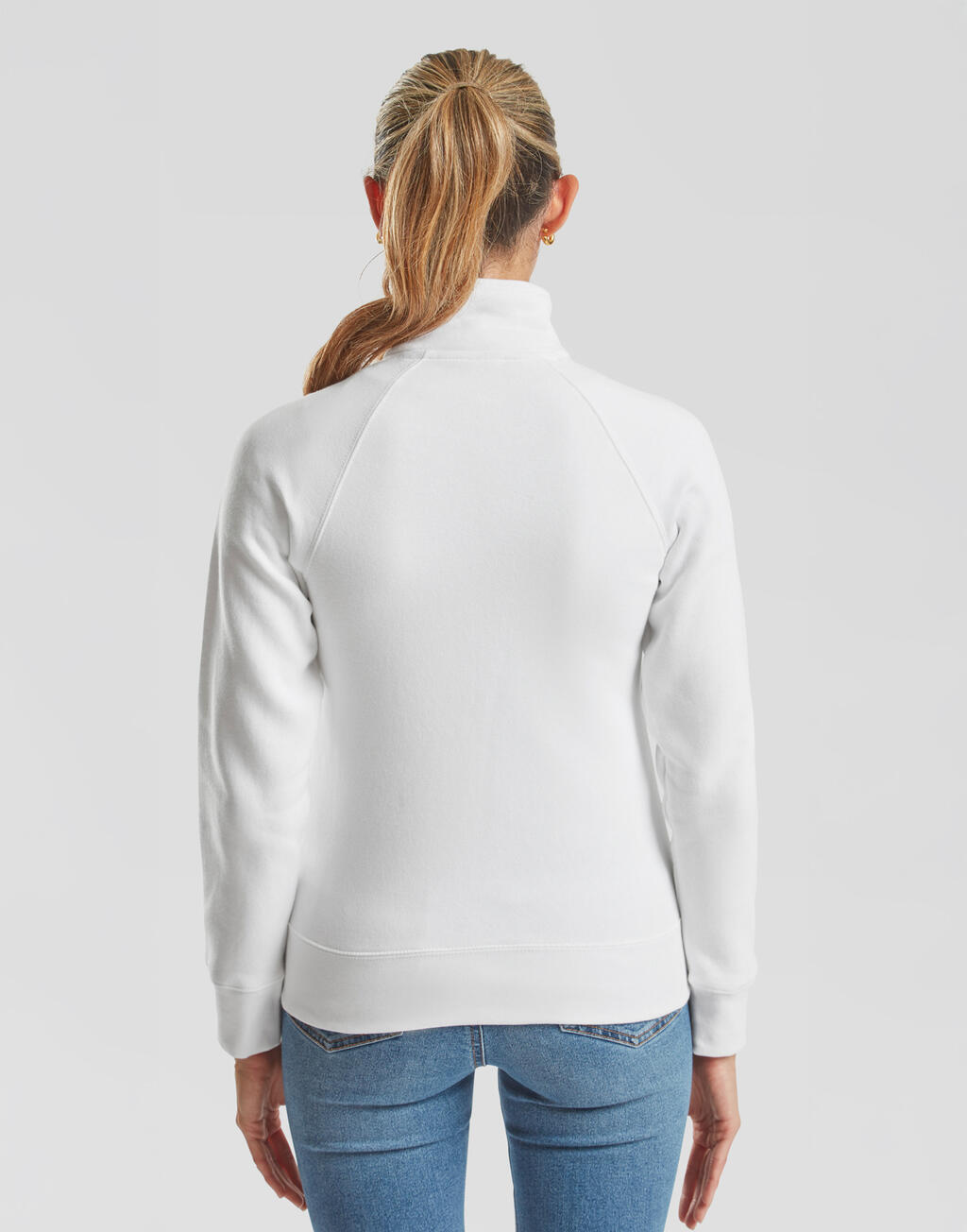 Ladies Premium Sweat Jacket - Vue 4